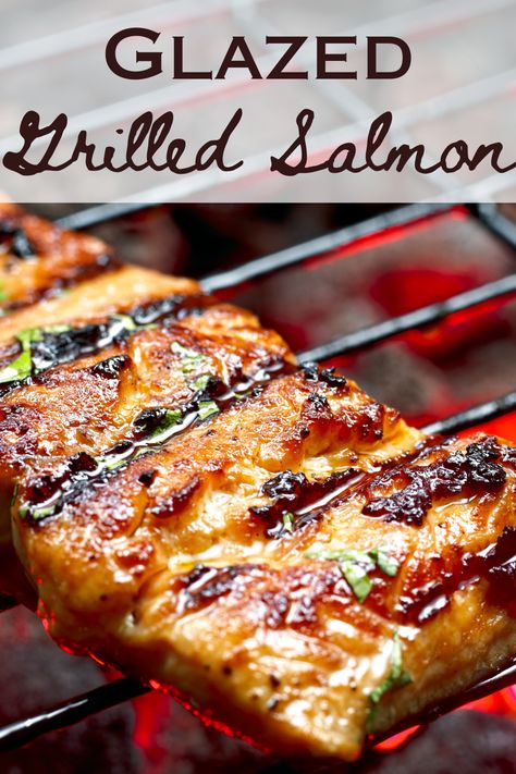 Salmon, Grilled Salmon Seasoning, Bonefish Grill Salmon Recipe, Salmon On Grill, Bourbon Glazed Salmon, Best Grilled Salmon Recipe, Salmon Glaze Recipes, Honey Glazed Salmon Recipe, How To Grill Fish