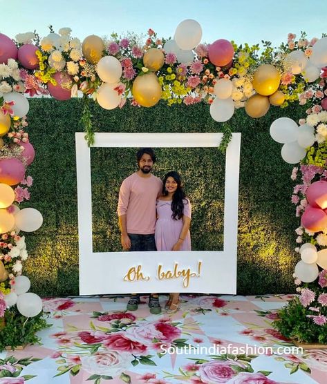 Baby Shower Decorations, Baby Shower Themes, Indian Baby Shower Decorations, Indian Baby Showers, Baby Shower Photography, Baby Shower Photo Booth, Baby Shower Photos, Baby Shower Parties, Birthday Decorations