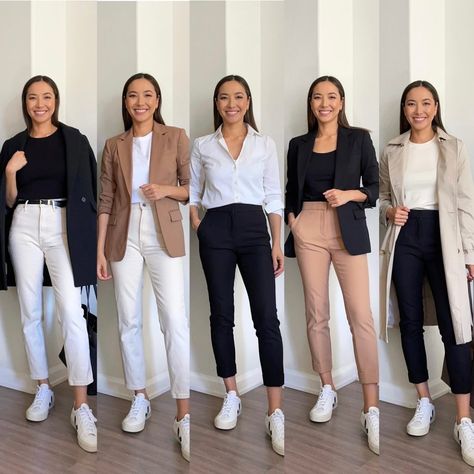 Office Looks, Casual Chic, Capsule Wardrobe, Outfits, Business Casual Outfits, Smart Casual Work, Smart Casual Work Outfit, Business Casual Outfits For Work, Smart Casual Women