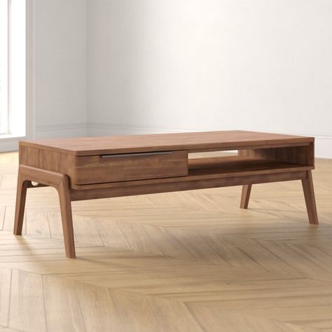 AllModern Lito Coffee Table & Reviews - Wayfair Canada Design, Sofas, Mickey Mouse, Solid Wood Coffee Table, Mid Century Coffee Table, Coffee Table With Storage, Wooden Coffee Table Designs, Wood Coffee Table Rustic, Wooden Coffee Table