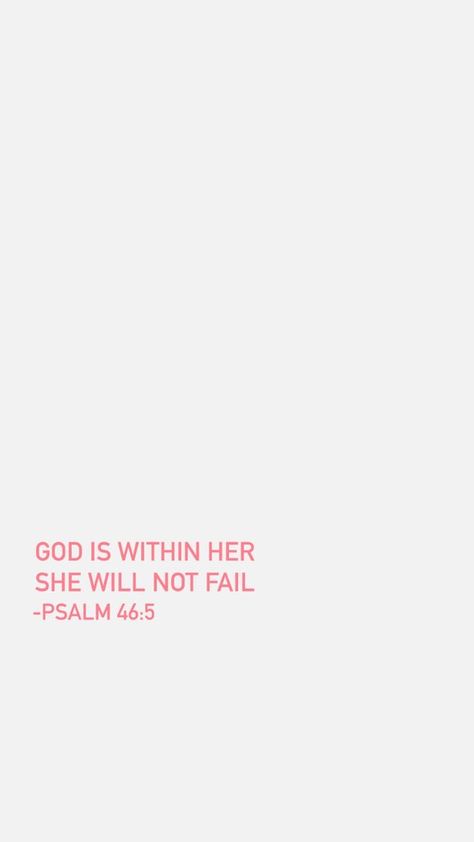 God is with her she will not fail. 🎀🪩🌸✝️ Bible Verses, Lord, Bible Verses Quotes Inspirational, Bible Verses Quotes, Scripture Quotes, Christian Bible Quotes, Bible Quotes Prayer, Inspirational Bible Quotes, Bible Verses For Girls