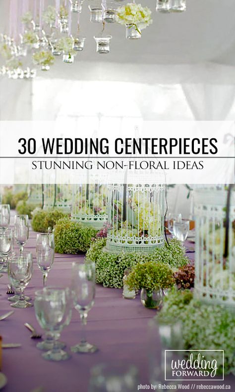 30 Non-Floral Wedding Centerpieces So Stunning, You Won't Miss Flowers ❤ To save your costs we collected beautiful and affordable centerpieces that don’t involve flowers. See more: http://www.weddingforward.com/non-floral-wedding-centerpieces/ #weddings #decorations Wedding Decor, Decoration, Bouquets, Parties, Inspiration, Inexpensive Wedding Centerpieces, Affordable Wedding Centerpieces, Unique Centerpieces Without Flowers, Wedding Centerpieces Cheap