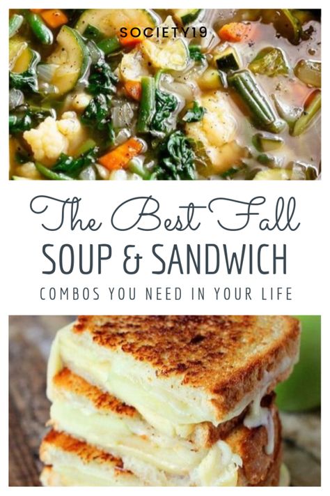 Sandwiches, Pop, Healthy Recipes, Spaghetti, Fall Soups, Fall Lunch Ideas, Fall Sandwiches, Fall Recipes, Soup And Salad Combo
