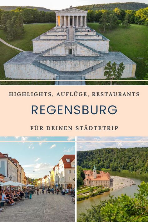 Highlights, Ausflüge, Restaurants für deinen Städtetrip nach Regensburg Restaurants, Hotels, Travel, Regensburg, Highlights, Deutschland, Restaurant, Rezepte