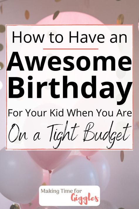 If you are on a tight budget, birthday parties can be a challenge. You want to give your kids an amazing birthday, and you want your friends to have fun at their party. Can you do that when you are broke without going into debt? This post will show you how birthday parties can still be fun on a shoestring budget! Parties, New Mums, Ideas, Birthday Parties, Friends, Budget Birthday, Babysitting Fun, Kids Birthday Party, New Moms