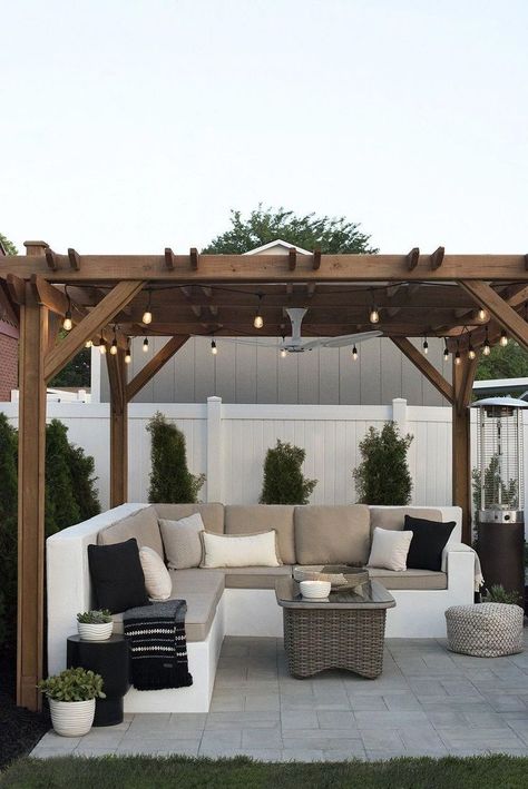 Get wonderful ideas on ”outdoor patio ideas”. They are actually readily available for you on our web site. #”outdoorpatioideas” Back Garden Landscaping, Backyard Patio, Backyard Seating, Backyard Landscaping, Backyard Makeover, Backyard Garden, Small Backyard Patio, Backyard Patio Designs, Backyard Landscaping Designs