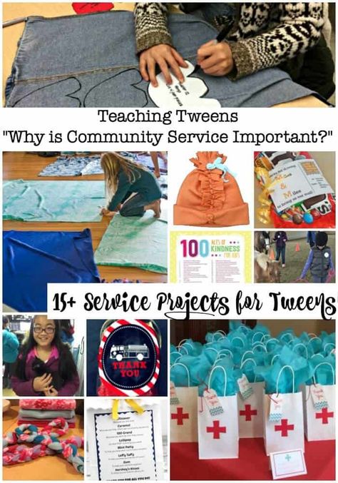 Whether you are also leading a tween/teen group who is looking for service project ideas or are just wanting to do something to give back as a family- here are some ways to explain Why is community service important- to you and to others! Life Hacks, Humane Society, School Service Projects, Community Service Projects, Youth Group Activities, Kid Volunteer Ideas, Community Outreach, Youth Services, Kids Service Projects