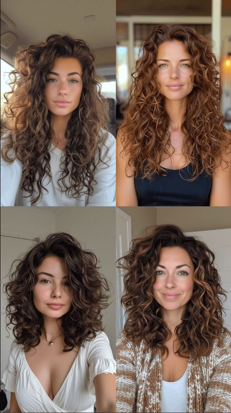 12 Stylish Haircut Ideas for Round Faces: A Comprehensive Guide – Style Bliss Balayage, Medium Length Curly Haircuts, Medium Curly Haircuts, Thick Curly Haircuts, Haircuts For Curly Hair, Long Layered Curly Haircuts, Thick Wavy Haircuts, Round Face Curly Hair, Best Curly Haircuts
