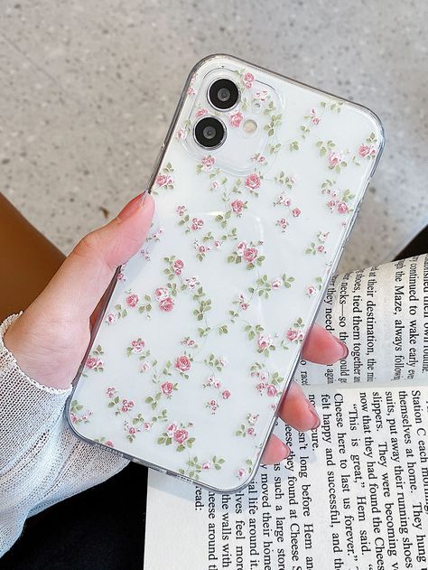 Ditsy Floral Clear Phone Case Phone Cases, Phone Cover, Phone Case Coquette, Phone Case Accessories, Phone Cases Coquette, Phone Case Floral, Phone Case, Phone Covers, Phone Cases Floral