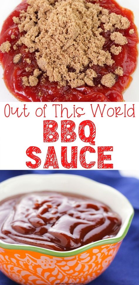 Foodies, Dips, Dressing, Homemade Barbecue Sauce Recipe, Homemade Barbecue Sauce, Bbq Sauce Recipe With Ketchup, Homemade Barbeque Sauce, Easy Homemade Barbecue Sauce, Best Barbecue Sauce