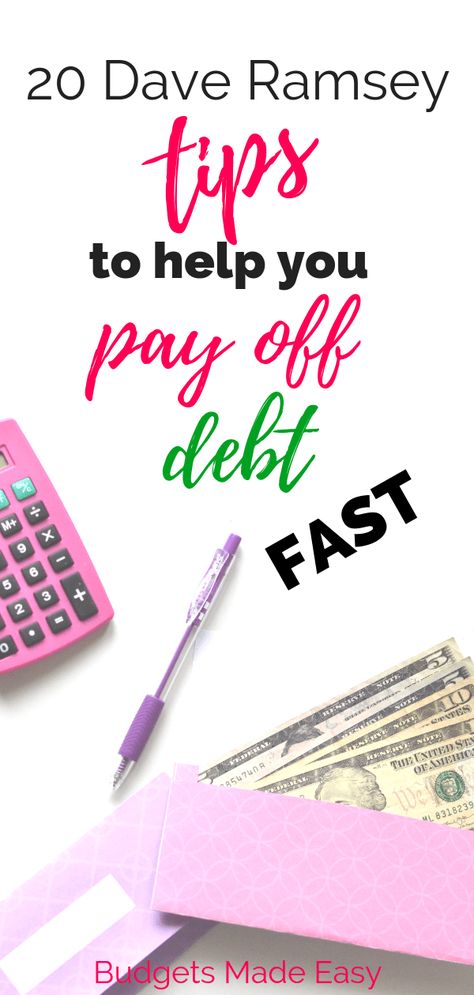 Dave Ramsey, Diy, Paying Off Credit Cards, Paying Debt Off Fast, Pay Off Debt, Paying Off Student Loans, Budgeting Money, Debt Payoff Plan, Saving Money Budget