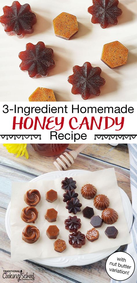 Desserts, Honey Hard Candy Recipe, Homemade Candies, Hard Candy Recipes, Honey Candy, Easy Honey Recipes, Homemade Treats, Honey Recipes, Honey Recipes Healthy