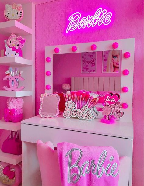 Vintage, Barbie, Retro, Dressing Table, Barbie Bedroom, Barbie Room, Barbie Room Decor, Vanity, Girls Bedroom