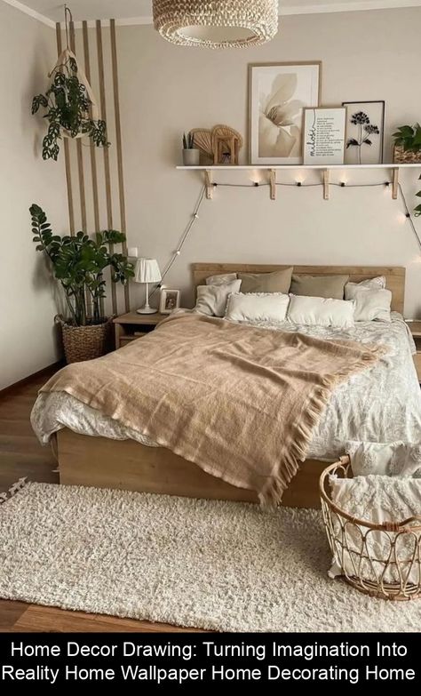 [PaidLink] 90 Impressive Cozy Bedroom Decor Tips and Tricks You've Never Considered #cozybedroomdecor #minimalistbedroomdesign Boho, Inspiration, Bedroom Ideas, Diy, Bedroom, Home Décor, Ideas, Home, Design