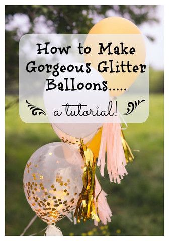 Boutique look, Pinterest worthy- gorgeous glitter confetti balloons. Let us show you how to make confetti balloons with our easy tutorial, tips and tricks! TwigsandTwirls.com Decoration, Crafts, Glitter, Glitter Confetti, Glitter Balloons, Gold Party, Confetti Balloons, Balloons, Party Decorations