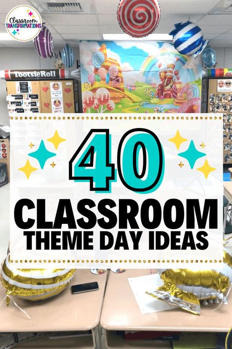 Are you ready to transform your classroom into a themed environment for learning? Then you need to check out this page! It is full of classroom transformation ideas, including 40 themes that can be used for any K-5 grade level! Summer, Reading, Elementary Classroom Themes, Third Grade Classroom Themes, Classroom Rewards, 5th Grade Classroom, Third Grade Classroom, Classroom Transformation, 4th Grade Classroom