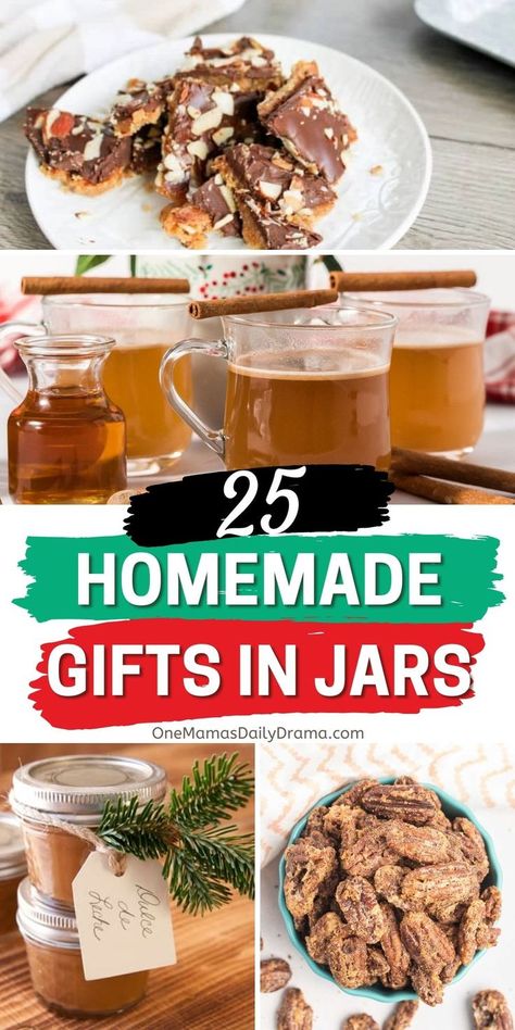 Homemade Gifts, Desserts, Gifts In Mason Jars, Homemade Food Gifts In A Jar, Homemade Holiday Gifts, Mason Jar Gifts Recipes, Gifts In Jars, Homemade Gifts For Christmas, Homemade Xmas Gifts
