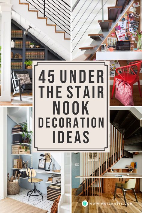 Vintage, Diy, Inspiration, Home Décor, Home, Decoration, Understairs Ideas Living Room Under Stairs, Under Stairs Nook, Room Under Stairs