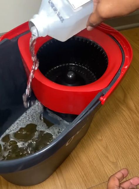 My 4-ingredient mop water hack will leave your home smelling so fresh and clean Cleaning Recipes, Fresh, Mopping Hacks Cleaning, Cleaning Mops, Mop Solution, Cleaning Products, Cleaning Solutions, Mopping Floors, Cleaners Homemade