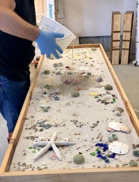 55 Amazing Epoxy Table Top Ideas You’ll Love To Realize - Engineering Discoveries Tables, Epoxy Table Top, Epoxy Resin Table, Epoxy Countertop, Epoxy Resin Crafts, Resin Table Top, Epoxy Resin, Resin Table, Countertops