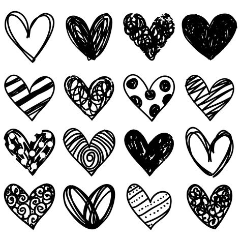 Doodle, Doodles, Doodle Art, Free Clip Art, Clip Art, Stickers, Heart Clip Art, Heart Doodle, Svg