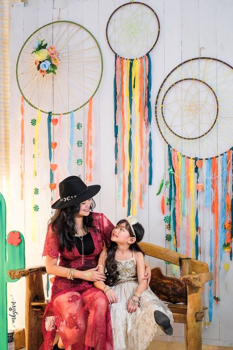 Dreamcatcher Backdrop from a Coachella Inspired Boho Birthday Party on Kara's Party Ideas | KarasPartyIdeas.com (18) Boho, Coachella, Party Ideas, Coachella Theme Party Decoration, Festival Themed Party, Coachella Theme Party, Coachella Party Theme, Boho Birthday Party, Hippie Party