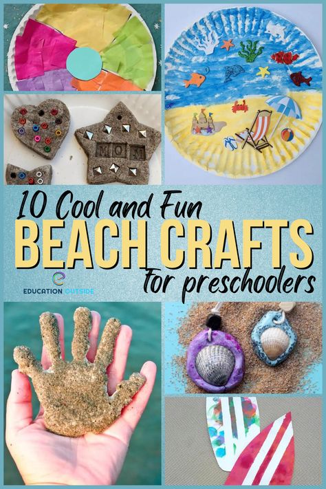 Summer is probably a crowd favorite season, especially for young children. After all, most kids enjoy the beach. If you are looking for ways to bring the summer vibe into your classroom, you’re in the right place! Here, we’ll share some cool beach crafts that your preschoolers will surely enjoy. Art, Nursery, Gym, Diy, Parents, Pre K, Ideas, Boys, Childminding