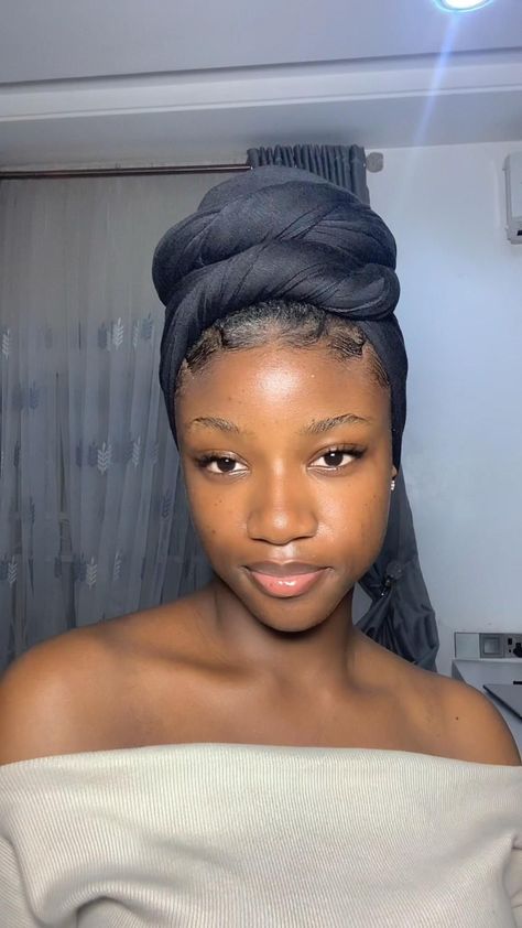 Another headwrap tutorial for a bad hair dayWhere my head wrap girlies at🥲 Short Hair Styles, Afro, Hair Turban, Peinados, Coiffure Facile, African Hair Wrap, Short Locs Hairstyles, Headwrap Hairstyles, Hair Twist Styles