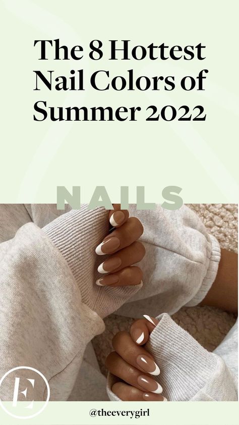PSA: These are the trendy summer nail colors of 2022. If you need nail inspo, check out these shades! Nail Art Designs, Design, Best Summer Nail Color, Best Nail Colors, Summer Nails Colors Designs, Summer Nail Colors, Popular Nail Colors, Nail Color Trends, Neutral Nails