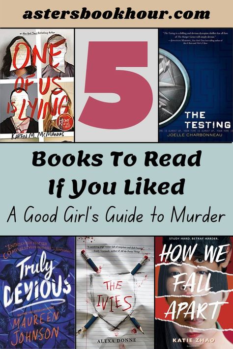 Did you like A Good Girl's Guide to Murder by Holly Jackson and are searching for another novel filled with mystery and strong female protagonists? Here are five books to check out like A Good Girl's Guide to Murder to do just that! #tbr #booklists #ya #yabooklists True Crime Books, Happiness, Art, Book Worth Reading, Murder Mystery Novels, Murder Mystery Books, 100 Books To Read, Best Books To Read, Mystery Novels