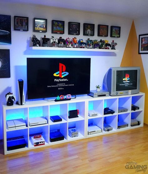 GamrTalk®’s Instagram post: “What was your first gaming console? @retrogamingtommy” Gaming Room Ideas For Boys, Small Gaming Room Ideas, Gaming Room Setup, Gamer Room Design, Gaming Bedroom, Gaming Room Decor, Gaming Bedroom Ideas, Gamer Room, Gaming Bedroom Ideas Boys