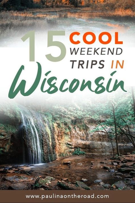 Any North America travel most include a stop in Wisconsin US. Discover the Best Weekend Trips in Wisconsin. One of the most beautiful places to visit! Including day trips from Milwaukee and Madison. Are you into outdoor travel? Read on where to go on a weekend getaway in Wisconsin for hiking, lake cabins, outdoor fun. Wisconsin amazing destinations and lakeside trips to Wisconsin Dells. Find travel ideas on where to stay and where to go weekend excursion in Wisconsin. Adventure travel Weekend Getaways, Wisconsin, Michigan, State Parks, Outdoor, Lake Superior, Wisconsin Vacation, Weekend Getaways In Wisconsin, Lake Michigan