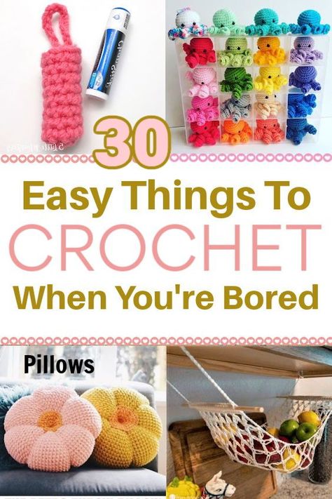 Here are easy beginner crochet projects with step by step videos and free patterns to make, gift, or sell. #Crochetprojects #crochetpatterns Crochet Projects For Presents, Amigurumi Patterns, Crochet In A Day Projects, Cute Easy Crochet Gifts, Crochet Gifts For Friends Easy Diy, Crochet For Complete Beginners, Best Things To Crochet, What To Crochet With Acrylic Yarn, Quick And Easy Things To Crochet