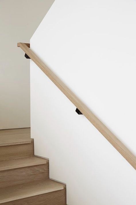 Design, Wall Mounted Handrail, Handrail Brackets, Stair Handrail Brackets, Stair Handrail, Handrail Design, Staircase Handrail, Interior Handrails, Wood Handrail