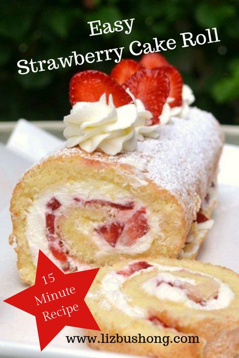 Desserts, Pasta, Cake, Dessert, Strawberry Roll Cake, Strawberry Shortcake Roll Recipe, Strawberry Sheet Cakes, Cake Roll Recipes, Roll Cakes