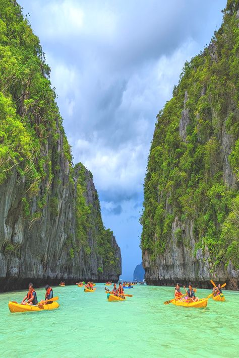 El Nido, Palawan is famous for its beaches and island hopping tours. Kayaking in the Big Lagoon offers stunning views and amazing waters. Wanderlust, Beach, El Nido, Palawan, Sicily, Palawan, Tours, Palawan Island, Lagoon, Beaches