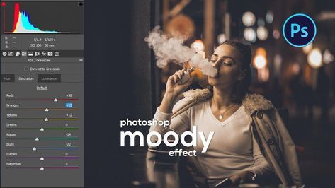Secret Settings of MOODY COLOR effect in Photoshop | Free photoshop pres... #PhotoshopActionsPhotographs Youtube, Photoshop Presets, Photoshop Filters, Photoshop Youtube, Best Photoshop Actions, Photoshop Editing, Photoshop Tips, Photoshop Actions, Photoshop For Photographers