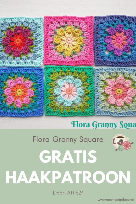 Amigurumi Patterns, Couture, Granny Square Haken, Granny Square Projects, Granny Square Tutorial, Crochet Blanket Designs, Crochet Granny Square, Crochet Borders, Crochet Square Patterns