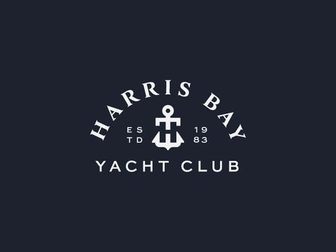 Harris Bay Yacht Club by Dimitrije Mikovic | Dribbble | Dribbble Calgary, Yachts, Web Design, Design, Club Design, Dundee University, Best Club, Yacht Club, Club