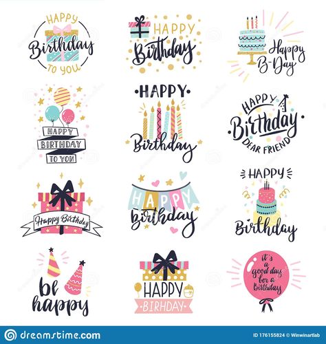 Fondant, Happy Birthday Design, Happy Birthday Logo, Happy Birthday Cards, Happy Birthday Printable, Birthday Greetings, Happy Birthday Celebration, Happy Birthday, Happy Birthday Hand Lettering
