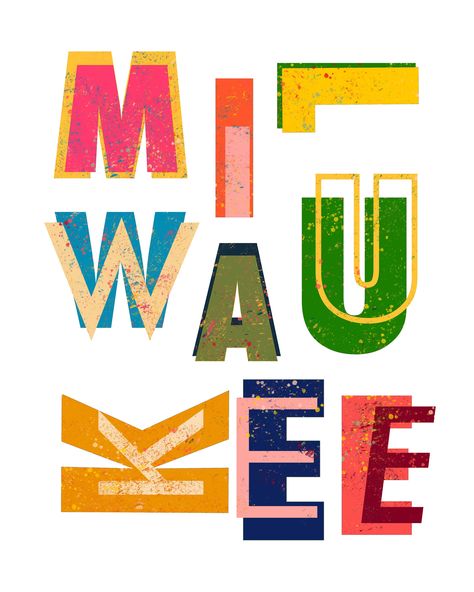 Milwaukee Gift / Poster / Milwaukee Print / Milwaukee Wedding Gift / Milwaukee / Wisconsin Home Decor / Milwaukee Art / Wisconsin Gifts Wisconsin, Chicago, Airstream, Ideas, Logos, Milwaukee Art, Wisconsin Flag, Milwaukee Wisconsin, Milwaukee
