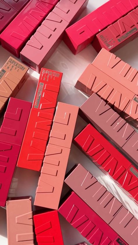 maybelline on Instagram: VOLUME ON.🔊 Check out this #asmr with our NEW #superstayvinylink packs! These longwear lippies are the perfect addition to your makeup… Perfume, Maybelline, Lip Gloss, Lip Moisturiser, Maybelline Makeup Products, Maybelline Products, Essence, Liquid Lipstick, Lip Moisturizer