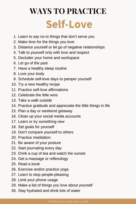 A list of self-care and self-love activities Importance Of Self Care, Negative Relationships, Practicing Self Love, Self Care Bullet Journal, Writing Therapy, Learning To Say No, Self Love Affirmations, Positive Self Affirmations, Love Affirmations
