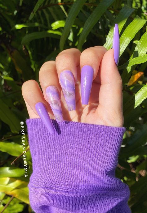 Purple Nail, Acrylic Nail Designs, Purple Acrylic Nails, Purple Nail Designs, Purple Nail Art Designs, Purple Nail Art, Cute Acrylic Nail Designs, Nail Colors, Cute Acrylic Nails