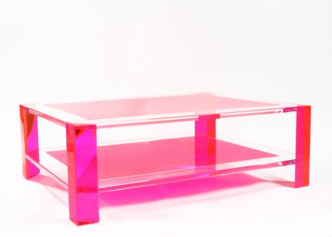 Sledge Coffee Table Ideas, Interior, Home Décor, Design, Tables, Pink, Industrial, Lucite Coffee Tables, Modern Coffee Tables