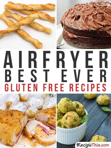 Airfryer Recipes | Gluten Free Philips Airfryer Recipes For The Complete Beginner from RecipeThis.com Snacks, Paleo, Food Network, Air Fryer Recipes Gluten Free, Air Fryer Recipes Healthy, Air Fryer Recipes, Air Fryer Recipes Easy, Air Fry Recipes, Fast Healthy Meals