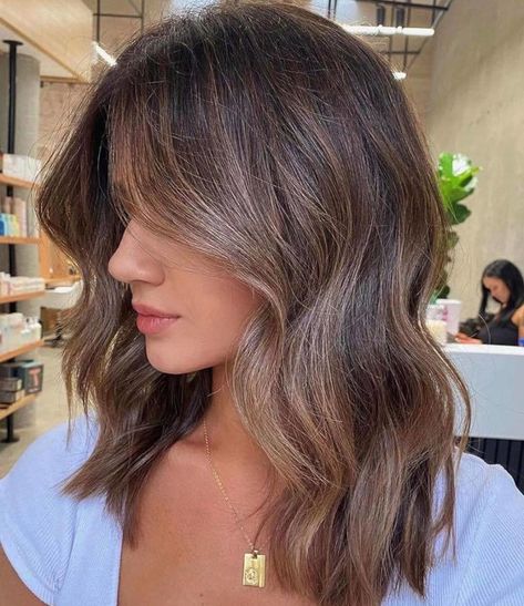 Brunette Hair, Balayage, Brunette Hair With Highlights, Balayage Brunette, Brown Blonde Hair, Brown Hair Balayage, Balayage Hair, Brown Hair Colors, Blonde
