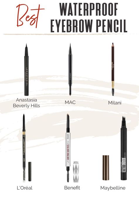 When looking for the best eyebrow makeup for travel, we want something that can last all day and is small, that’s why we’ve found the best waterproof brow pencil selections for your next vacay! #TravelFashionGirl #TravelFashion #BeautyTips #travelbeauty #eyebrowpencil #perfecteyebrow #eyebrowmakeup Maybelline, Eye Make Up, Dupes, Eyebrows, Ombre, Coachella, Best Waterproof Eyebrow Pencil, Benefit Eyebrow Pencil, Best Drugstore Eyebrow Pencil