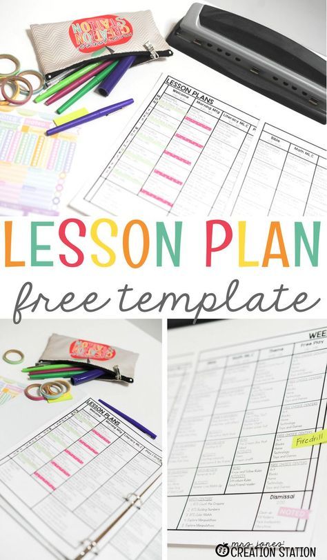 Teachers, make your weekly lesson plans easy with this FREE lesson plan template. It's easy to use and organize for a smooth free week! Come grab your Free Lesson Plan Template today. #LessonPlan #Free #Classroom #classroomorganization #lessonplantemplate #editabletemplate #freeprintable #freetemplate #mrsjonescreationstation Organisation, Pre K, Weekly Lesson Plan Template, Editable Lesson Plan Template, Teacher Lesson Planner, Teacher Lesson Plans, Lesson Plan Templates, Free Lesson Plans, Lesson Planner