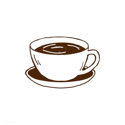 Coffee Art, Vintage, Doodle, Coffee Vector, Coffee Mug Drawing, Coffee Cup Drawing, Coffee Illustration, Coffee Cup Design, Coffee Logo